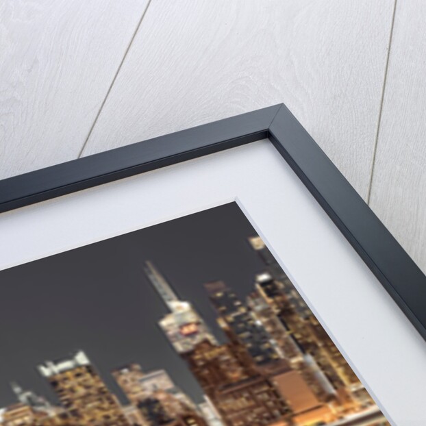 Manhattan skyline at twilight by Assaf Frank